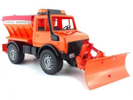 Bruder Mercedes Benz UNIMOG Sypač s radlicí