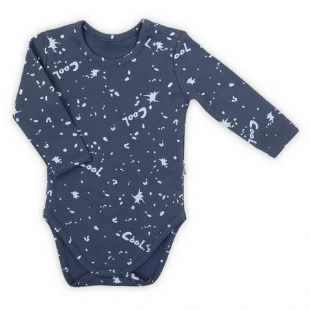 Kojenecké body s dlouhým rukávem Nicol Max dark Modrá 92 (18-24m)