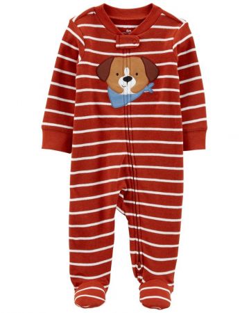 CARTERS CARTER'S Overal na zip Sleep&Play Dog Red chlapec PRO /vel. 46