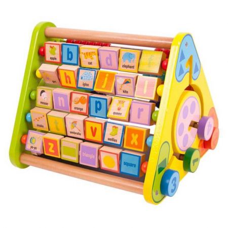 Bigjigs Toys Bigjigs Baby Aktivní trojúhelník s angličtinou