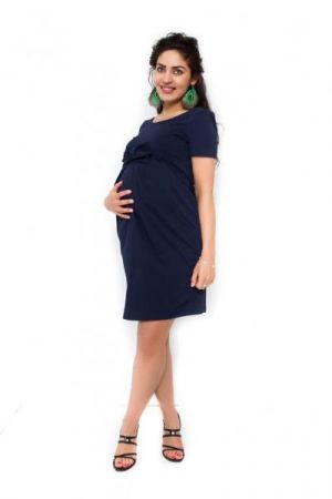 Be MaaMaa Těhotenské šaty Vivian - granát, M (38)
