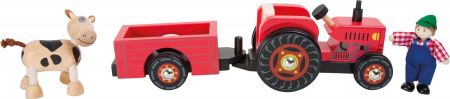 Small foot by Legler Small Foot Dřevěný farmářský tahací traktor