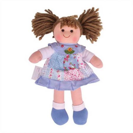 Bigjigs Toys Látková panenka Sarah 28 cm