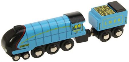 Bigjigs Rail Dřevěná replika lokomotivy Mallard