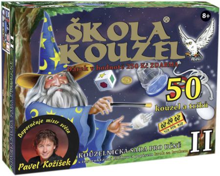 Škola kouzel pro učně 2 kouzelnická sada 50 kouzel a triků + Bonus ZDARMA !