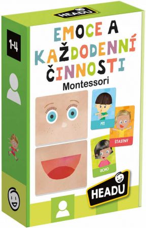 ADC HEADU Montessori Emoce a každodenní činnosti naučná hra