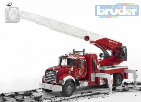 BRUDER 02821 Bworld Auto MACK Granit HASIČSKÉ AUTO