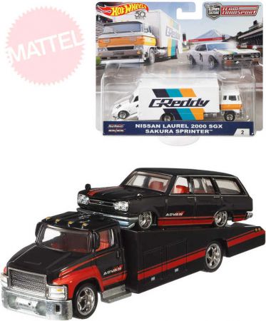 MATTEL HOT WHEELS Auto náklaďák týmový 1:64 kov různé druhy