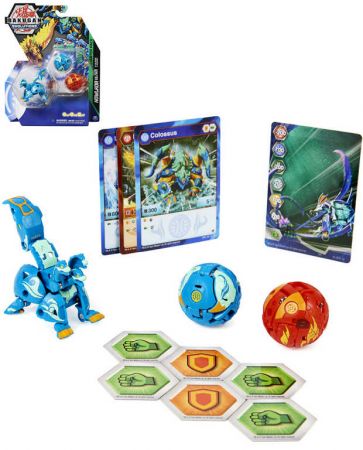 SPIN MASTER Bakugan S4 startovací sada 3x Bakugan s doplňky plast