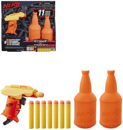 HASBRO NERF Alpha Strike Stinger set blaster s 8 šipkami a 2 cíli k sestřelení