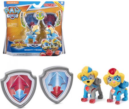 SPIN MASTER Paw Patrol (Tlapková Patrola) dvojčata svítící na baterie Světlo