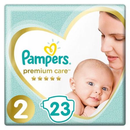 PAMPERS Premium Care Pleny jednorázové 2 (4-8 kg) 23 ks