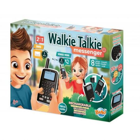 BUKI Vysílačky Walkie Talkie Messanger - dobíjecí baterie