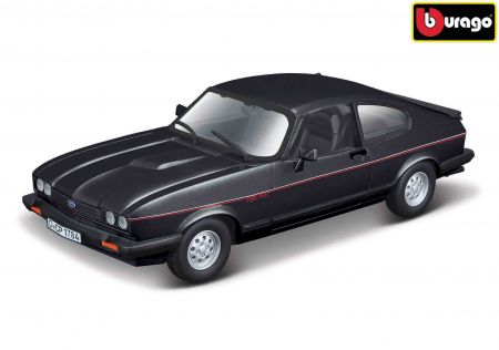 Bburago 1:24 Plus Ford Capri 1982 light Black