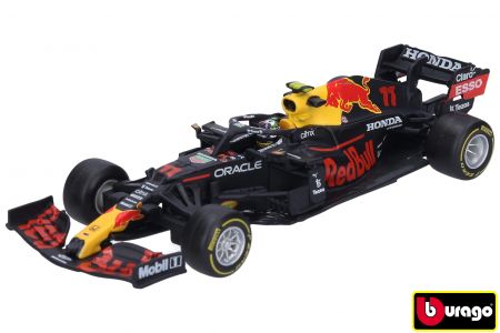 Bburago 1:43 RACE F1 - Red Bull Racing RB16B (2021) #11 (Sergio Pérez) s helmou