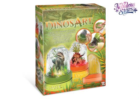 DinosArt Nasvícené sněžítko s dinosaurem