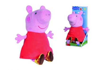 Simba Plyšové Prasátko Peppa Pig se zvukem, 22 cm