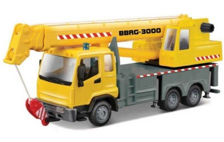 BBURAGO - 1:43 servisní vozidla Construction Truck with Crane