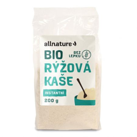 Allnature, s.r.o. Bezlepková rýžová kaše instantní bio 200 g Allnature