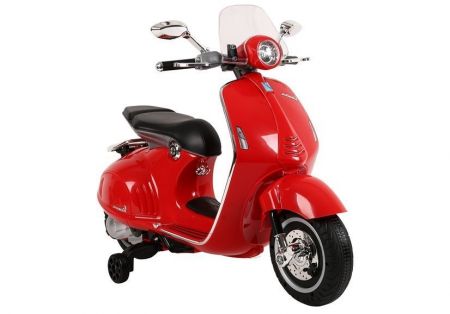 Tomido Dětská elektrická motorka Vespa GTS 300 červená