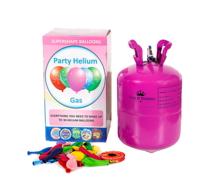 HračkyZaDobréKačky Helium sada narozeninová párty + 30 balónků