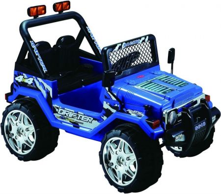 HračkyZaDobréKačky Elektrické autíčko Jeep Raptor, EVA kola, 2.4GHz modré