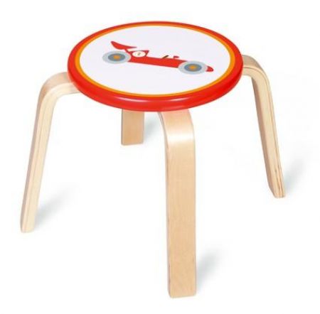 Scratch Dřevěná dětská stolička Formule