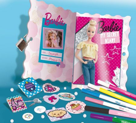 Lisciani Barbie tajný deník s dekoracemi