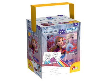 Lisciani Frozen II Puzzle 24 oboustranné 2v1