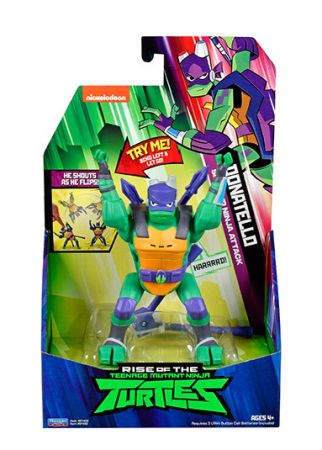 Playmates Toys Želvy Ninja figurka Donatello se zvukem, 15cm