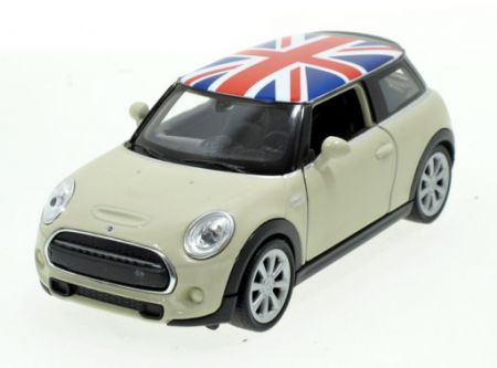 Welly New Mini Hatch UK, crema 1:34