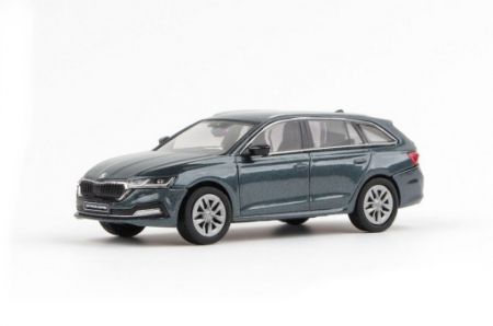 Abrex Škoda Octavia IV Combi (2020) Šedá Graphite Metalíza 1:43