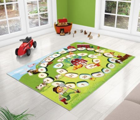 Bellatex Dětský kobereček Farma, šíře 100 cm , délka 150 cm