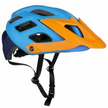 Spokey SINGLETRAIL cyklistická přilba IN-MOLD, 58-61cm, modrá
