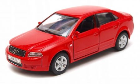 Welly Audi A4 Červená 1:34-39