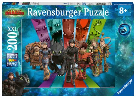 Ravensburger Puzzle Jak vycvičit draka 3, Dračí jezdci 200 dílků