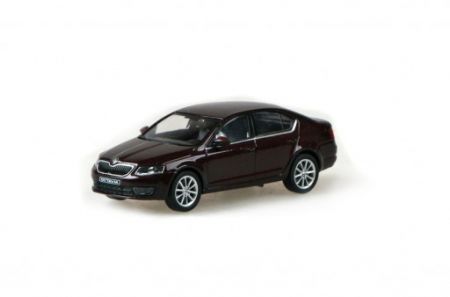 Abrex Škoda Octavia III (2012) Rosso Brunello Metalíza 1:43