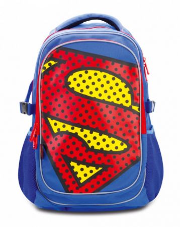 Baagl Školní batoh s pončem Superman - POP