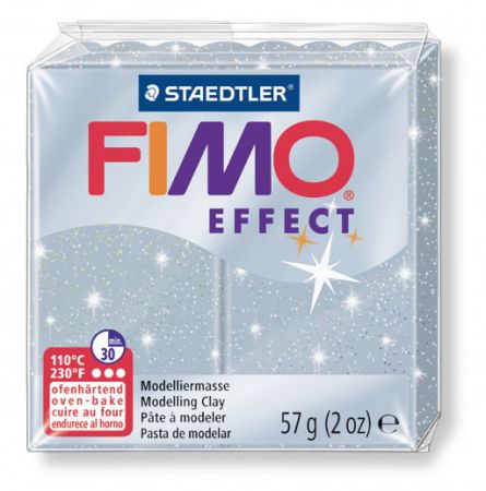 Staedtler FIMO efekt stříbrná 57g