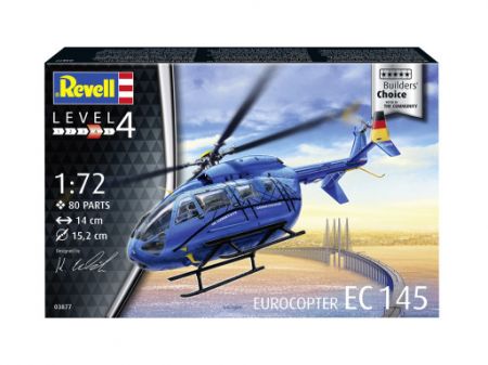 Revell ModelSet vrtulník 63877 Eurocopter EC 145 Builders Choice (1:72)