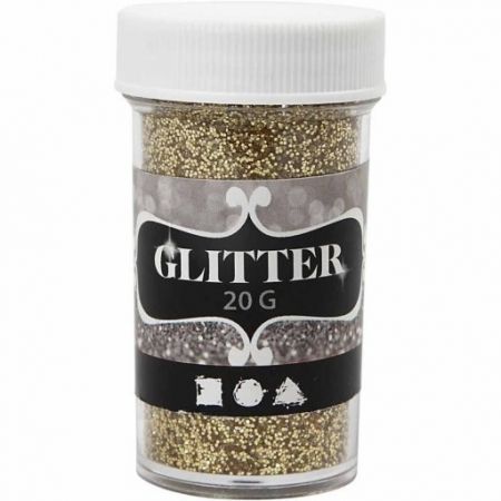 Glitter zlaté třpytky, 20g