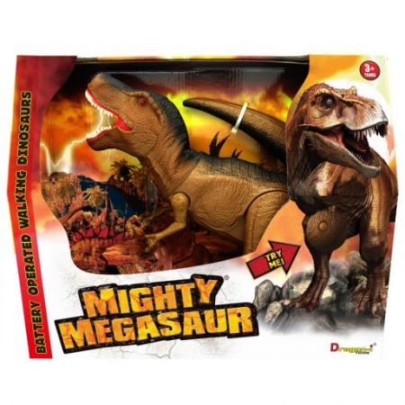 Mighty Megasaur Chodící T-Rex se zvuky, 40 cm