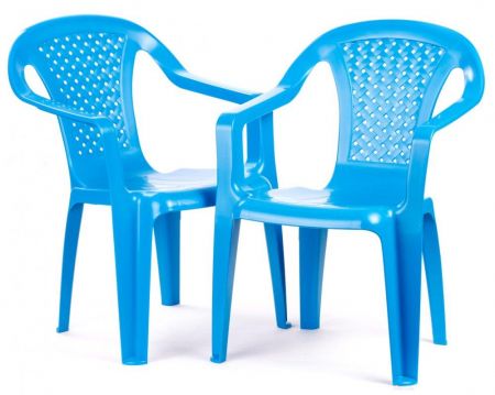 Ipea Dětská plastová židlička, Modrá