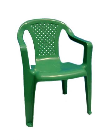 Ipea Dětská plastová židlička, Zelená