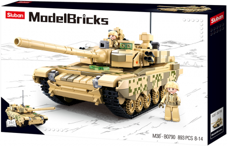 Sluban Model Bricks M38-B0790 Hlavní Bitevní tank Typ 99A