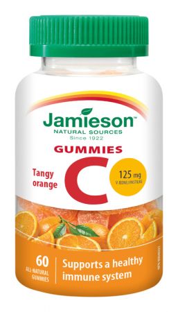 JAMIESON - Vitamín C Gummies želatínové pastilky s príchuťou pomaranča 60 pas.