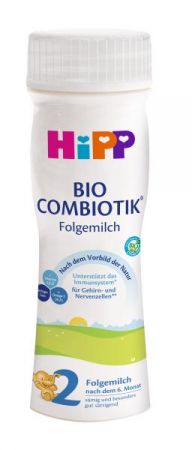HIPP HiPP 2 BIO Combiotik Pokračovací tekutá mléčná kojenecká výživa od uk. 6. měsíce, 200 ml