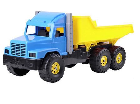 Auto nákladní 77 cm Modro-žluté