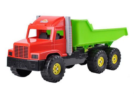 Auto nákladní 77 cm Červeno-zelené