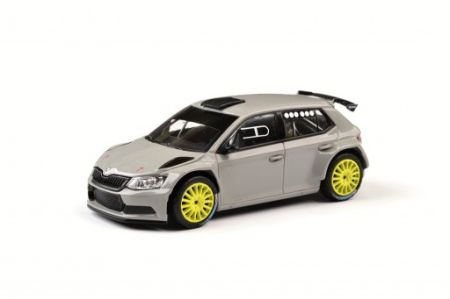 Škoda Fabia III R5 (2015) Šedá Steel Uni 1:43